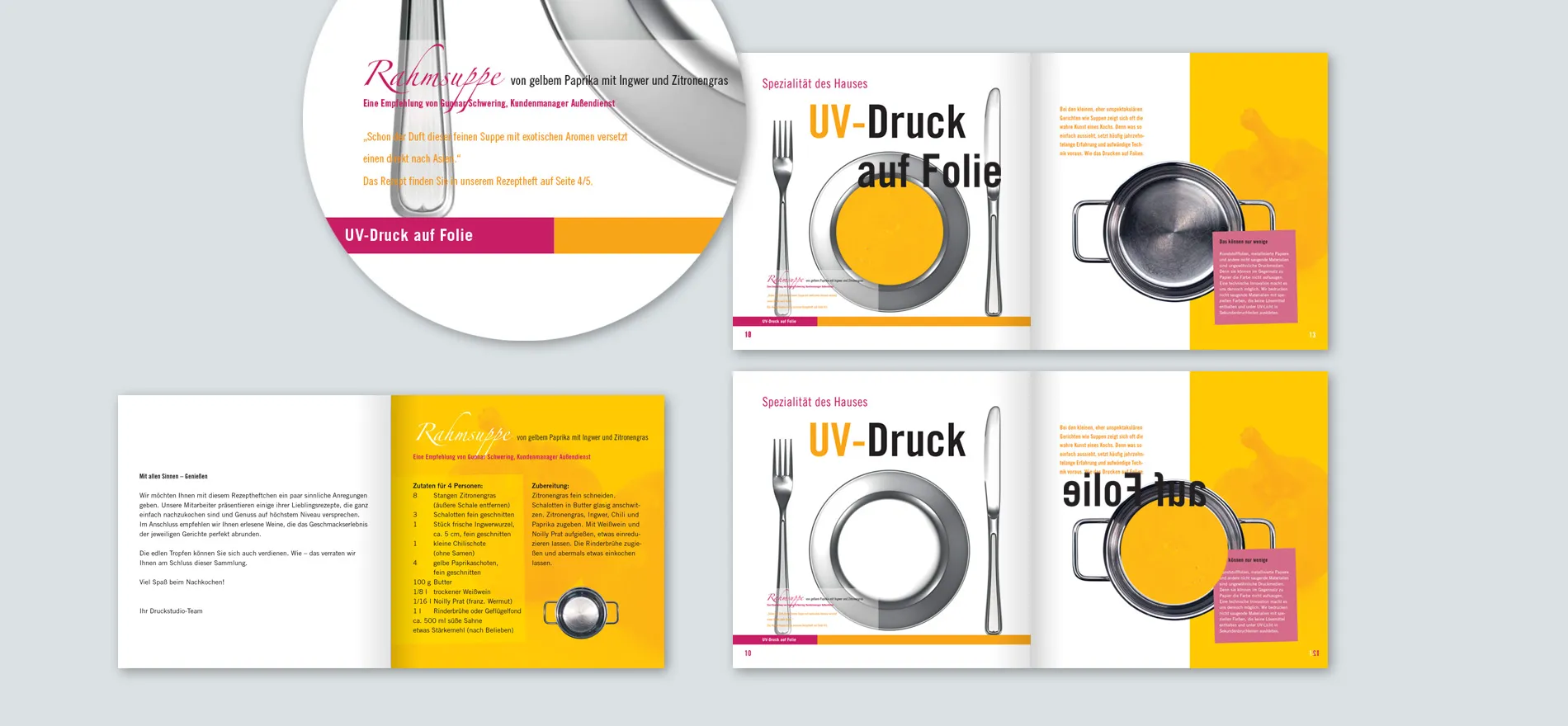 Produktbroschüre Druckstudio: UV-Druck