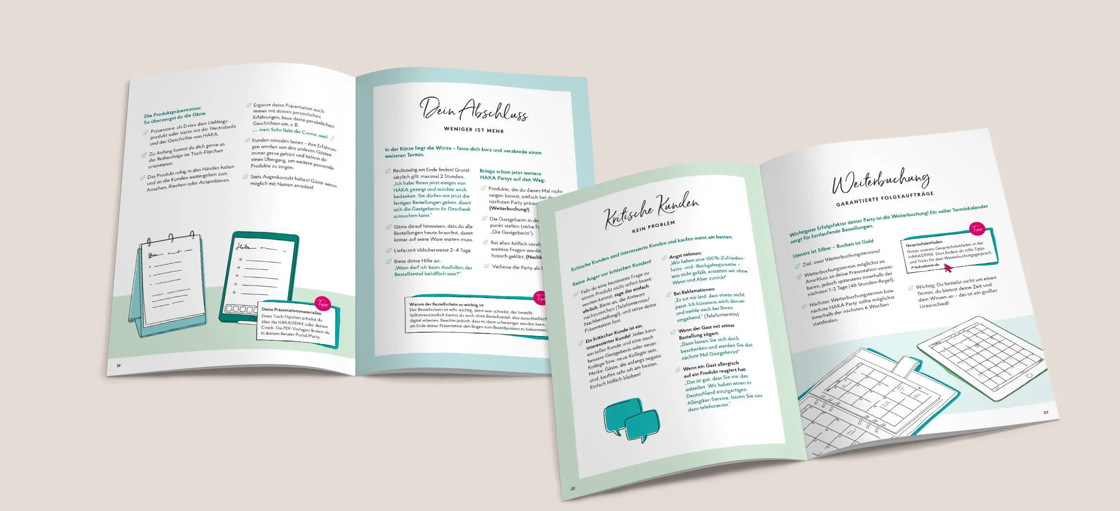 Leitfaden Meine HAKA Party: Innenseiten