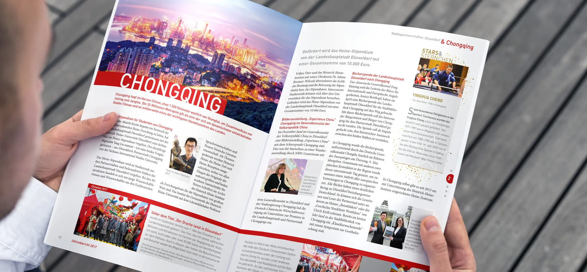 Jahresbericht: Innenseiten Chongqing